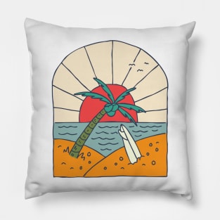Surf and Beach Pillow