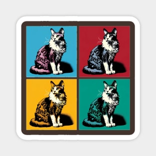 Manx Pop Art - Cat Lovers Magnet