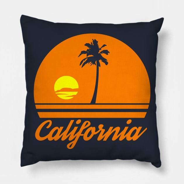 California sunset Pillow by Styleuniversal