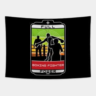 Boxing fighter full power Tapestry