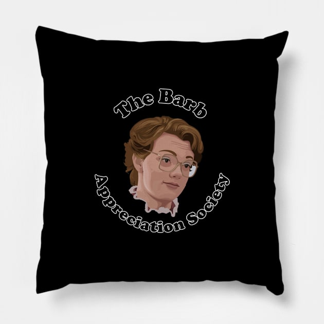 The Barb Appreciation Society Pillow by archivos podcast