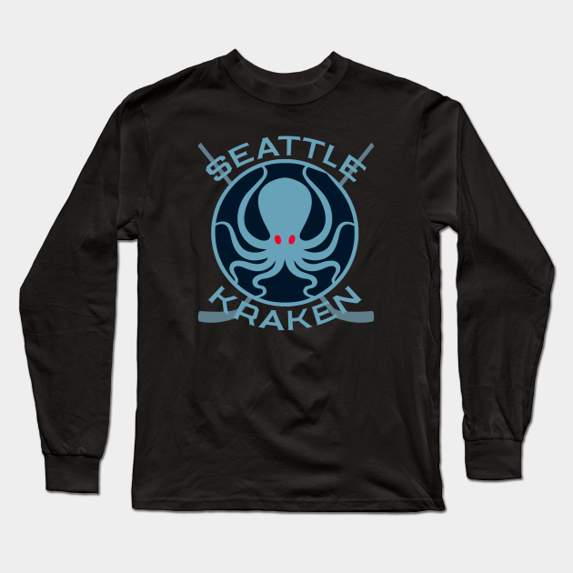 seattle kraken long sleeve t shirt