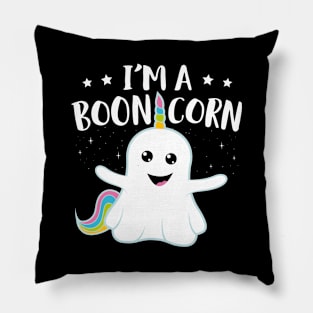 I'm A Boonicorn Unicorn Ghost Girls Funny Halloween Pillow