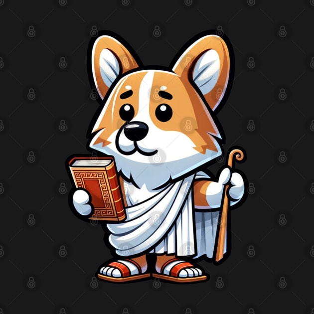 corgi philosopher by Ferdi Everywhere