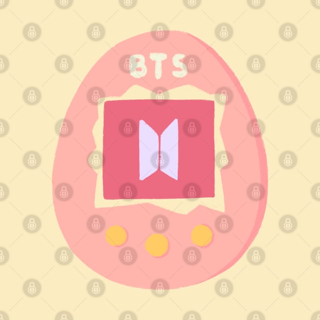 BTS Tamagotchi pink aesthetic item by Oricca