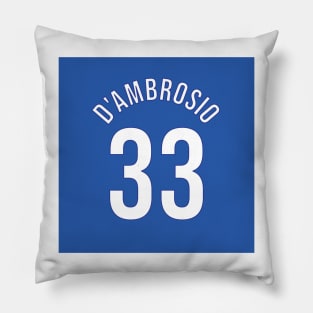 D'Ambrosio 33 Home Kit - 22/23 Season Pillow