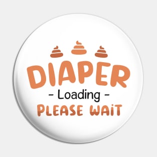 Diaper Loading, Please Wait Light Pin