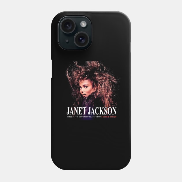 Janet Jackson - A Special 30th Anniversary Celebration Of Rhythm Nation Phone Case by Garza Arcane