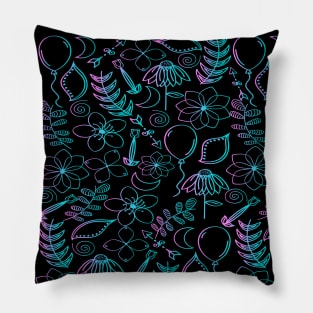 Nature Freedom Gradient Pattern Pillow