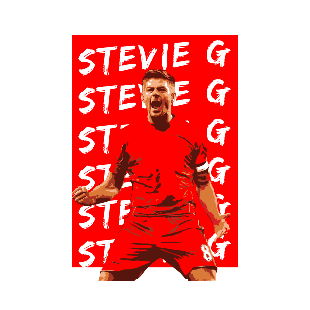 Steven Gerrard Illustration by HenDesignStudio