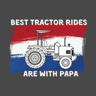 Tractor rides with Papa T-Shirt