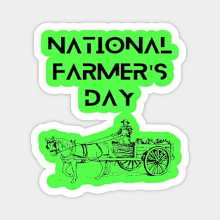 Farmers -  National Farmers Day Magnet