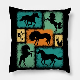 Haflinger Pony Horses Collection Pillow