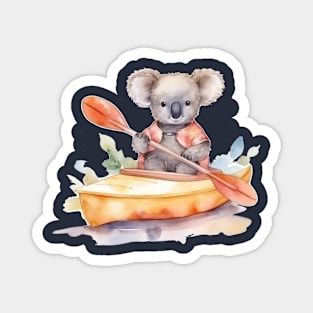 kayaking koala Magnet