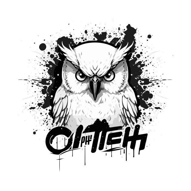 Graffiti Paint Owl Bird Creative by Cubebox