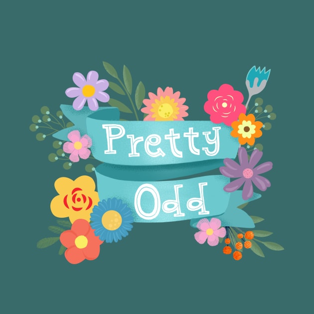 Pretty Odd Banner With Flowers by LittleBunnySunshine