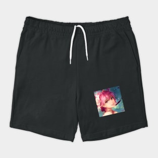 anime girl pink hair manga Shorts