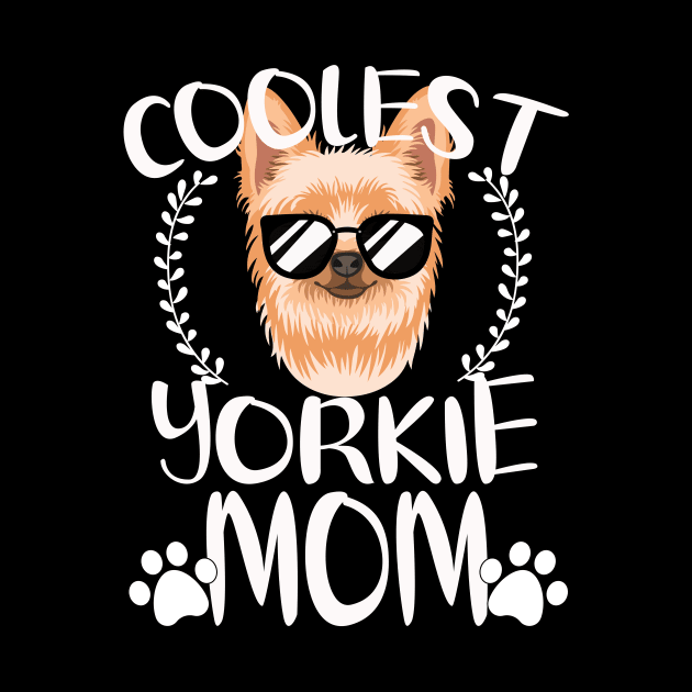 Glasses Coolest Yorkie Dog Mom by mlleradrian