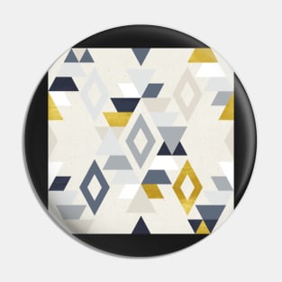 Modern Southwestern Adobe Style in Blue and Gold Pin