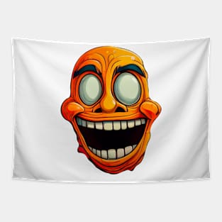 Funny Monster Face Tapestry