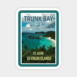 Trunk Bay poster Magnet