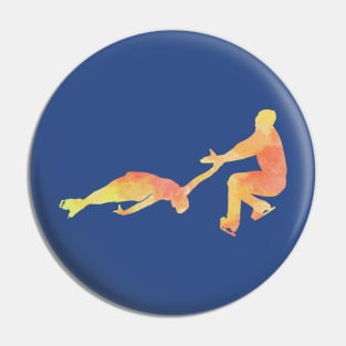 Figure skating (death spiral) Pin