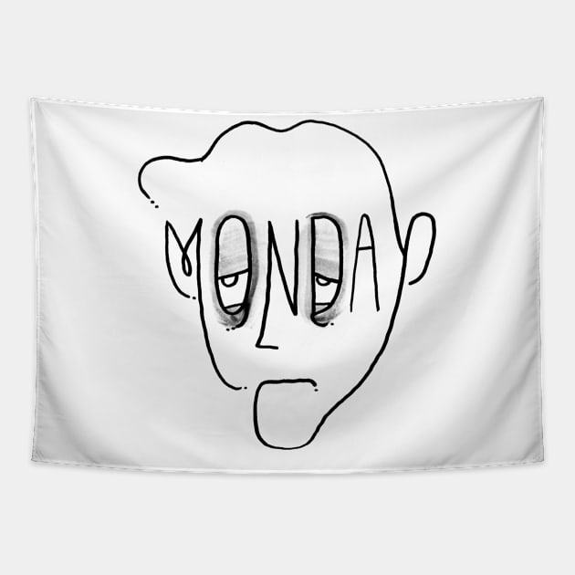 Monday Tapestry by sixfootgiraffe