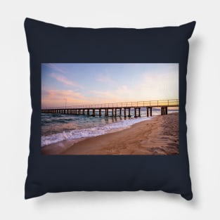 Dromana Pier, Dromana, Mornington Peninsula, Victoria, Australia Pillow