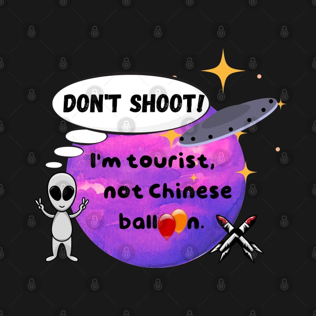 Don't shoot! I'm a tourist from outer space by Smiling-Faces