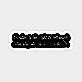 Freedom of speech Magnet