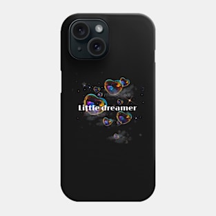 Aesthetic, heart, bubble, cute, soap, little dreamer,  inspiration, colourful, retro, minimal Phone Case