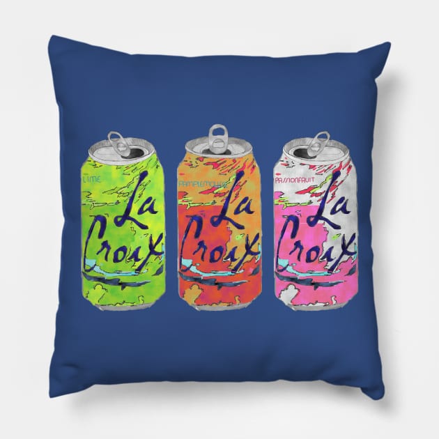 La Croix Row Pillow by jeremiahm08