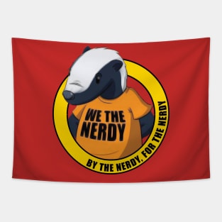 We The Nerdy Classic Logo Tapestry