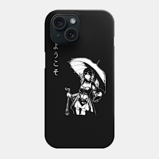 gothic anime girl Phone Case