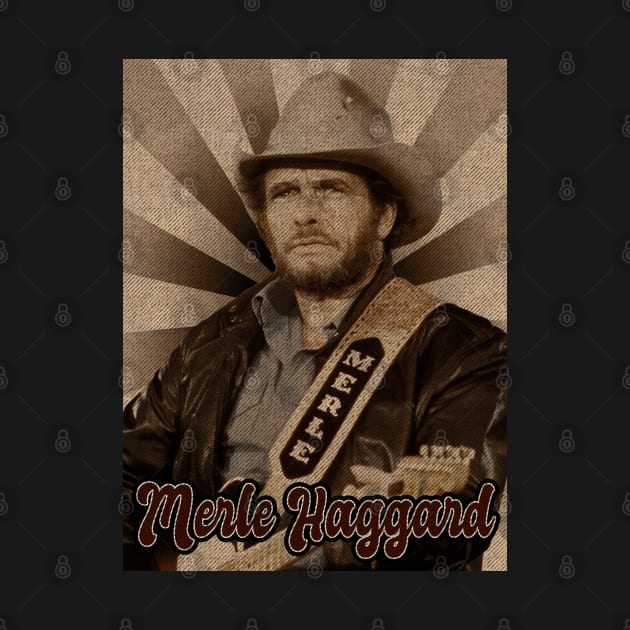 Vintage Classic Merle Haggard by StickMen