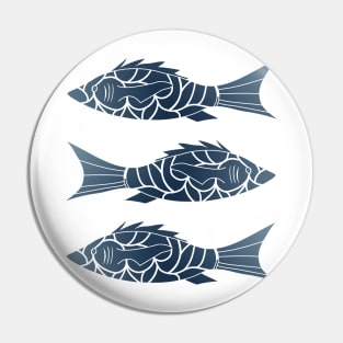 Gradient Ocean Fish Pin