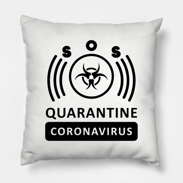 Coronavirus shutter 2 Pillow by Maticpl