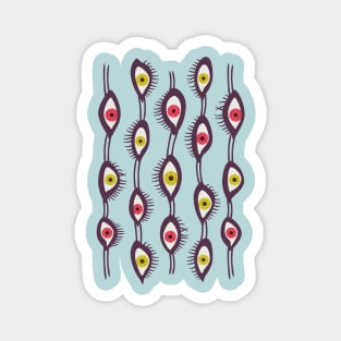 Mystical Eyes Psychedelic Pattern Magnet