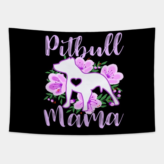 Pitbull Mama Tapestry by PrettyPittieShop