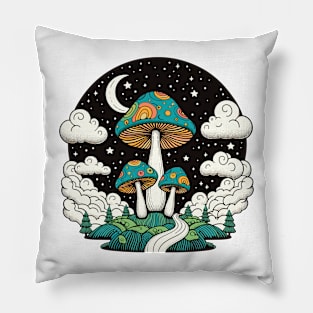 Mushrooms Night Pillow