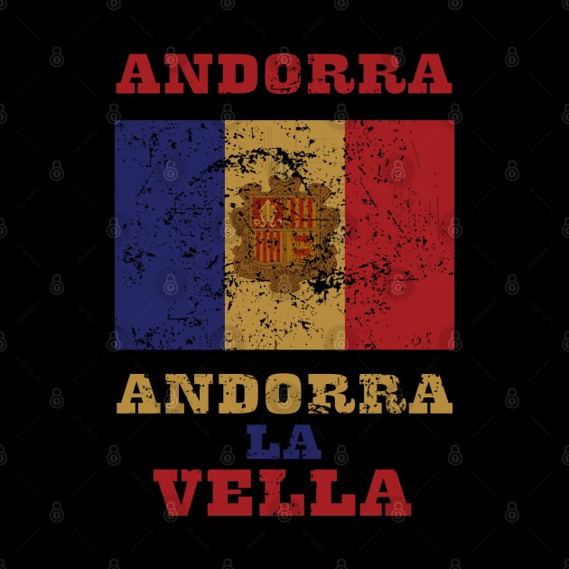 Flag of Andorra by KewaleeTee