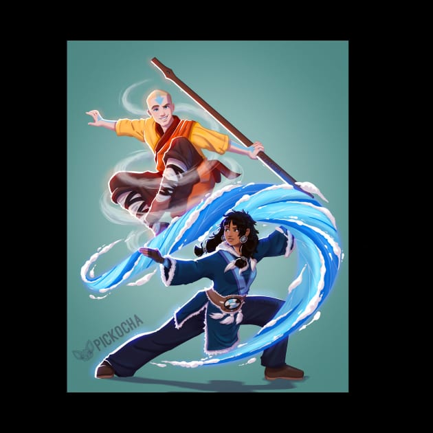 Piper Mclean and Jason Grace ATLA by Pickocha