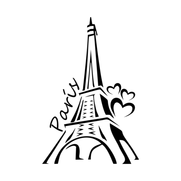 The Eiffel Tower - Tower - Kids T-Shirt | TeePublic