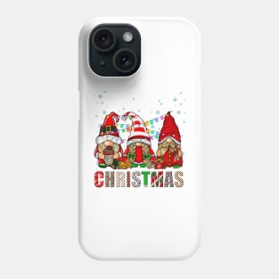 Merry Christmas Gnome Family Funny Xmas Tree Women Men Kids Phone Case