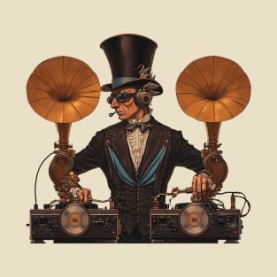 The Time-Traveling Turntablist T-Shirt