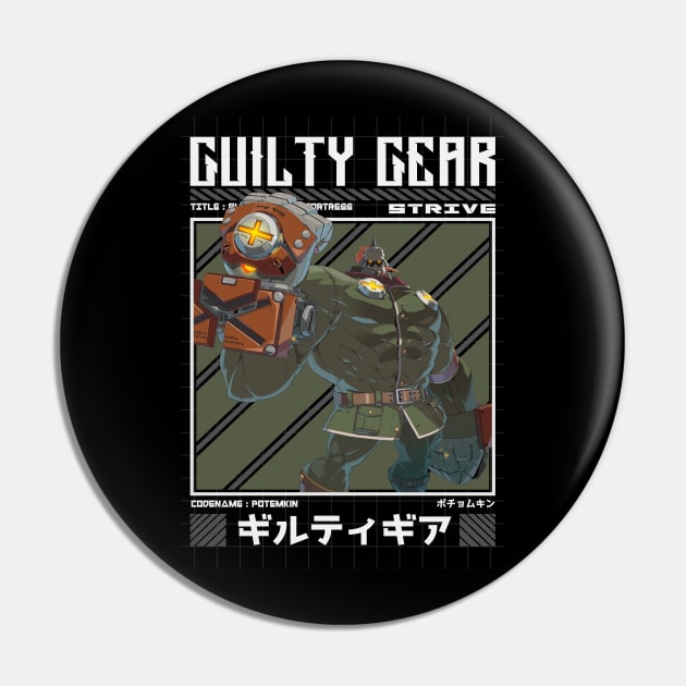 Potemkin - Guilty Gear Strive Pin by Arestration