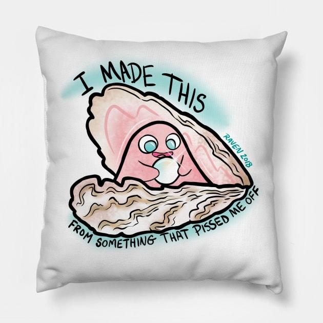 Proud Pearl Pillow by Raven's Random