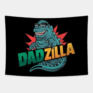 Fathers Day Worlds Best Dad Father Birthday Gift For Daddy New Dad Godzilla Dad To Be Funny Present Japanese Film Tapestry