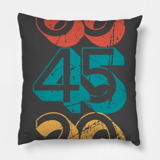 Classic Vintage Style 86 45 20 Anti Trump Pillow