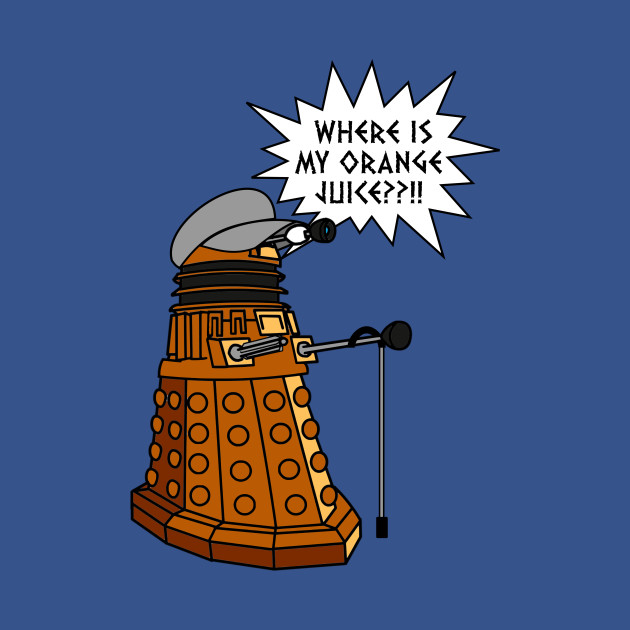 Old Man Dalek - Unspoiled Doctor Who - T-Shirt